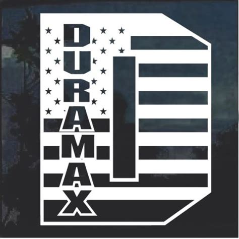 Duramax D Flag Window Decal Sticker | Custom Sticker Shop | Reviews on Judge.me