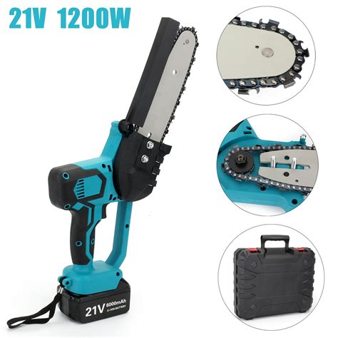 1200W Cordless Chain Saw 88V/198V Woodworking Electric Chain Saw Wood Cutter Garden Tools ...