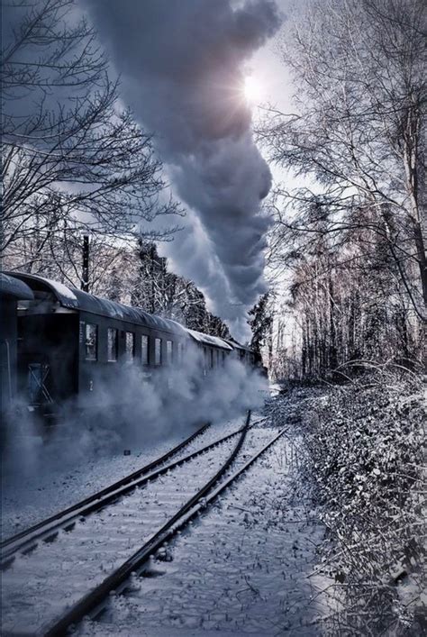 Pin on Trains | Winter scenery, Train, Winter scenes