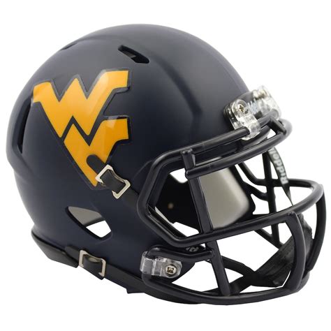 Riddell West Virginia Mountaineers Revolution Speed Mini Football Helmet