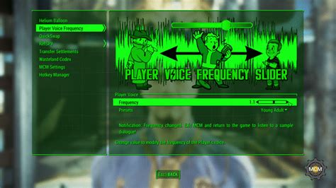 Этот мод для Fallout 4 позволит настроить голос главного героя | Канобу