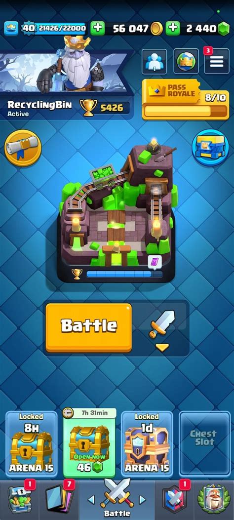 should i wait to open the royal wild chest until i get to arena 16, or ...