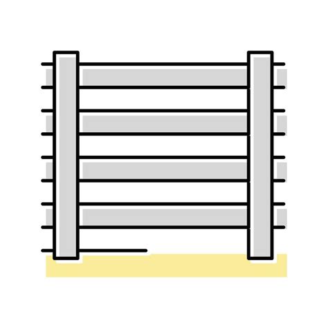 farm fence color icon vector illustration 19590861 Vector Art at Vecteezy