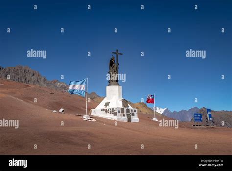 Monument to christ redeemer andes hi-res stock photography and images - Alamy