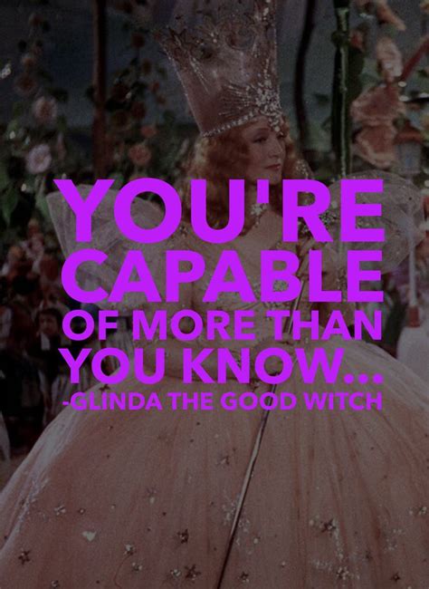 movie character quote • glinda the good witch // wizard of oz | Glinda ...