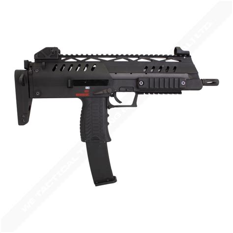 WE SMG 8 Black - SMG 8 & Small Rice Series (HK MP7 A1) - WE SMG (GBBR) - Guns