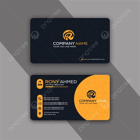 Creative And Modern Business Name Card Design Template Download on Pngtree