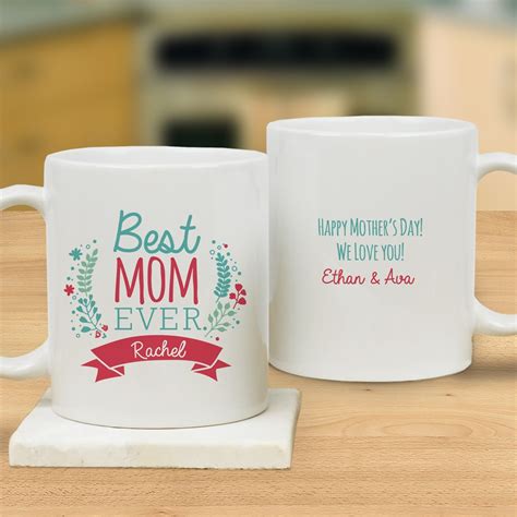 Personalized Best Mom Coffee Mug | GiftsForYouNow