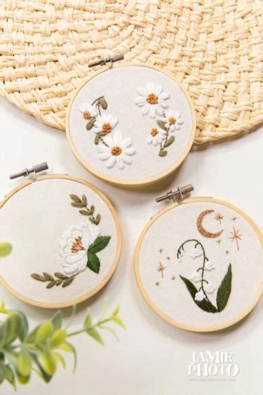 Floral Embroidery Hoop Set | Handmade Gift Idea