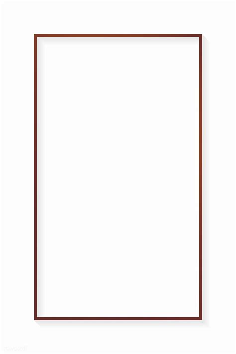 Rectangle bronze frame on white background vector | free image by rawpixel.com / sasi #vector # ...