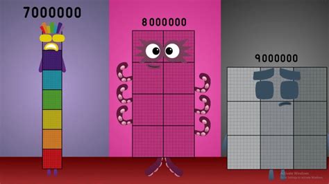 Looking For Numberblocks Base Band (100000 to 10000000) But Normal ...