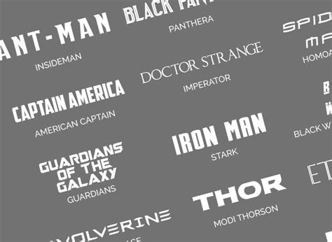 DOWNLOAD NOW: Free Marvel Fonts (November 2020)