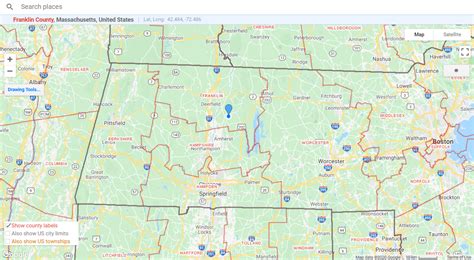 Google Maps Show Counties