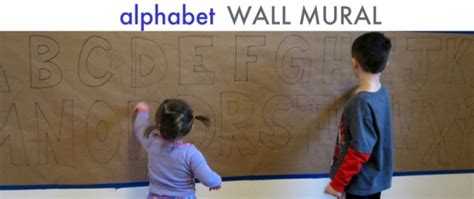 Alphabet Wall Mural - No Time For Flash Cards