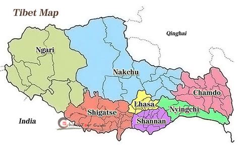 Tibet Maps, Lhasa Map, Tibet Regional Map, Shigatse Map, Tibet Travel Maps