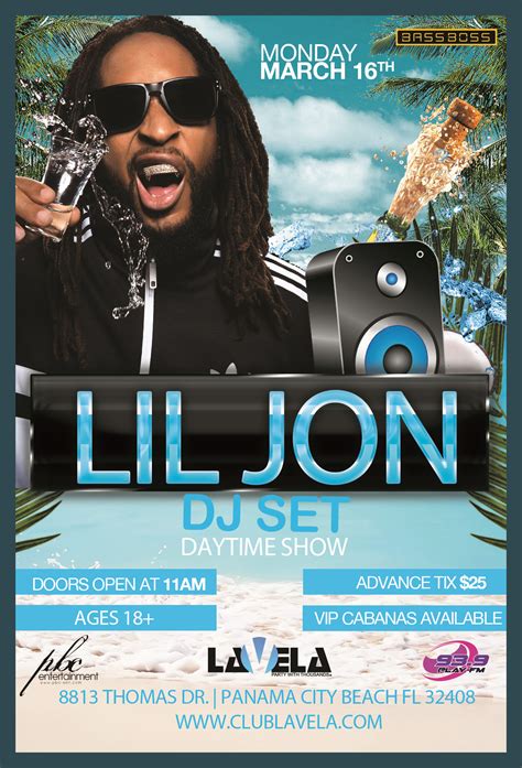 Lil Jon DJ Set Tickets 03/16/15