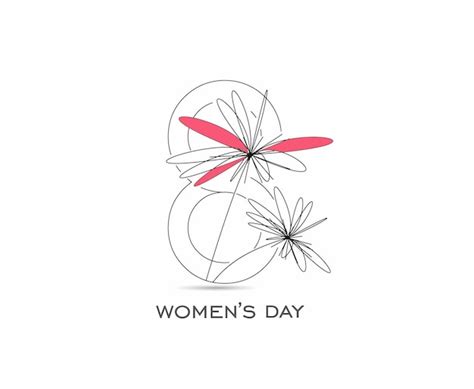 Free Vector | Womens day greeting card design