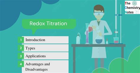 Redox titration: Types, Applications, Advantages, Disadvantages