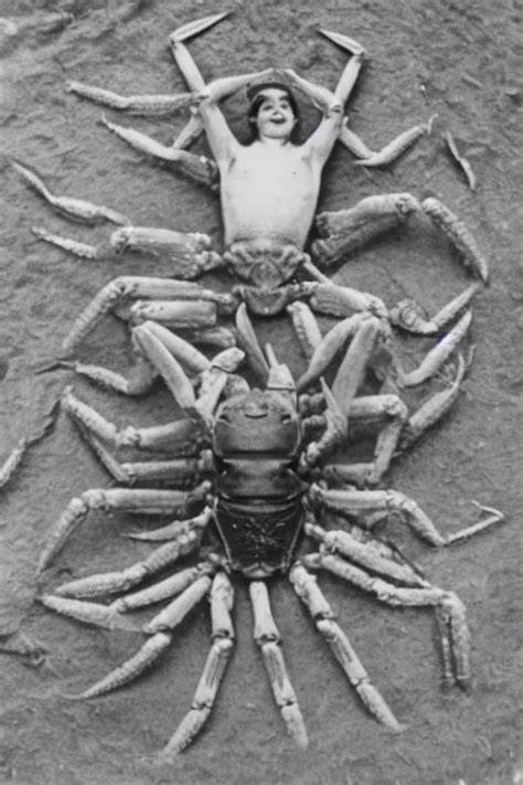 a vintage photo of a human crab hybrid | Stable Diffusion | OpenArt