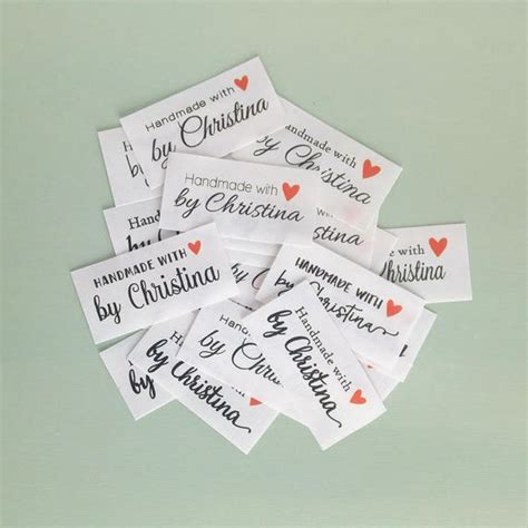 fabric tags personalized sewing labels quilt labels