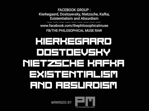 Kierkegaard Dostoevsky Nietzsche Kafka Existentialism and Absurdism