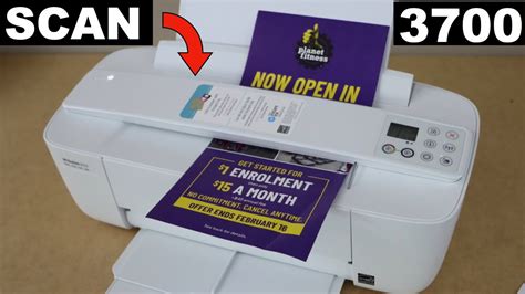 HP DeskJet 3700 Series - How To Scan (Without Computer) ! - YouTube