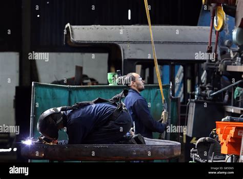 Flying Scotsman Restoration. 4.2m Stock Photo - Alamy