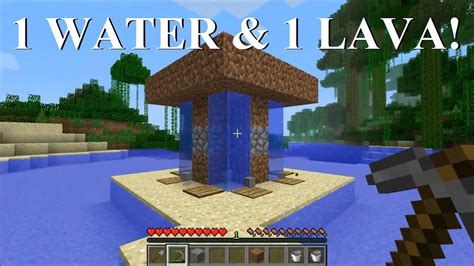 Minecraft: x4 Cobblestone Generator with only 1 water/lava source! - YouTube