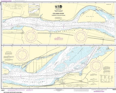 Columbia River Channel Map