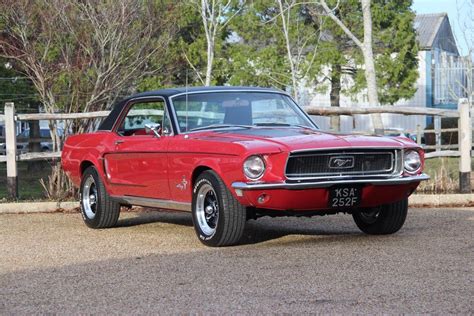 1968 Ford Mustang 289 Coupe Candy Apple Red - Muscle Car