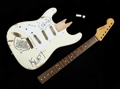 Kurt Cobain K Records STICKER Strat NIRVANA Stratocaster Guitar Grunge Punk Rock Label 1990 ...