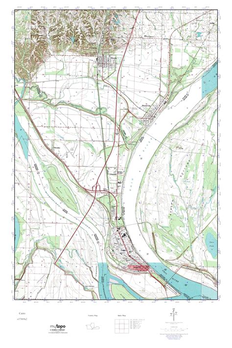 MyTopo Cairo, Missouri USGS Quad Topo Map