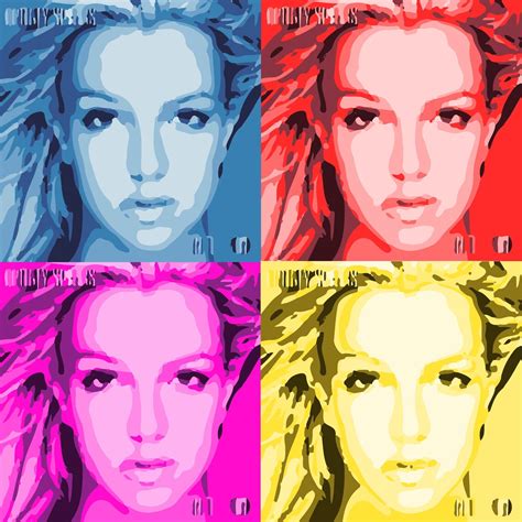 Britney Spears Pop Art, Pop Art Tiles, Abstract Art Prints, Britney ...