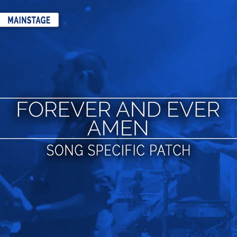 Forever and Ever Amen Song Specific Patch – Sunday Sounds