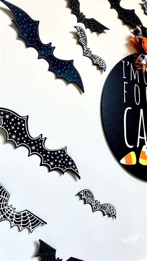 Glow in The Dark Bats for Halloween | Diy halloween decorations ...