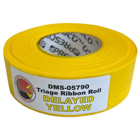 Four Color Triage Tape - Black, Yellow, Green, Red