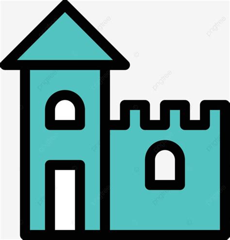 Castle Palace Symbol Fortress Vector, Palace, Symbol, Fortress PNG and ...