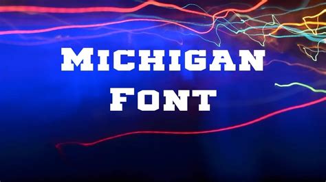 Michigan Font Free Download