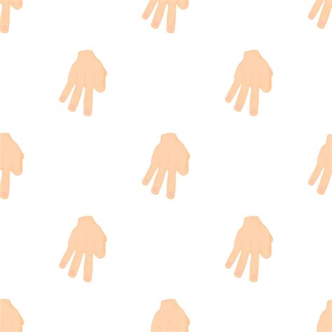 Three fingers pattern seamless vector 15065610 Vector Art at Vecteezy