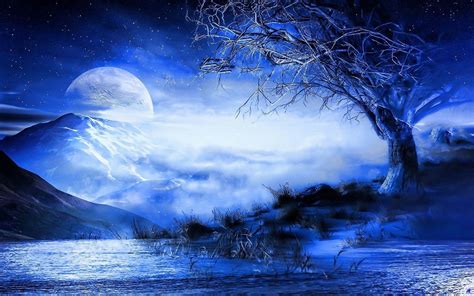 Blue Moon Wallpapers - Wallpaper Cave