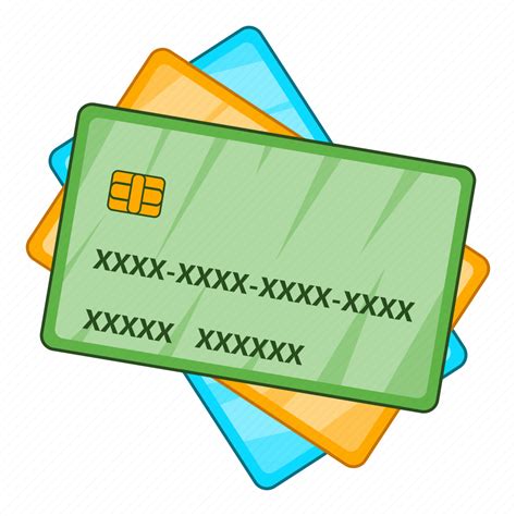 Bank, cartoon, credit, debit, illustration, pay, plastic cards icon - Download on Iconfinder