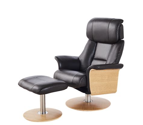 leonardo ergonomic chair + stool relaxation-leather