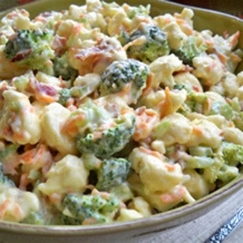 Broccoli & Cauliflower Salad