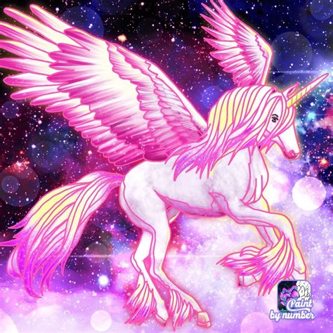 Pin on Andrea Painting | Magical horses, Colorful art, Galaxy wallpaper