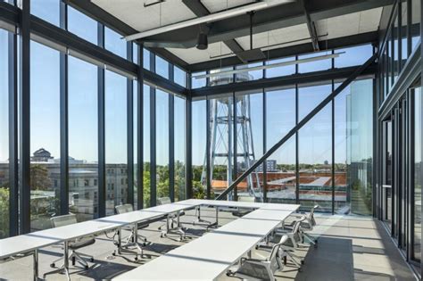 Iowa State University building features pleated glass facade