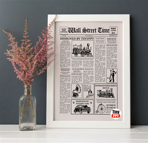 Vintage Newspaper Template Google Docs Free