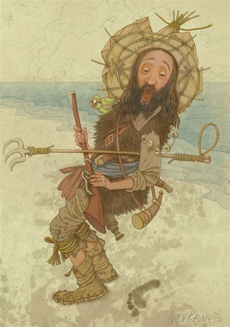 Robinson Crusoe. Illustrations on Behance