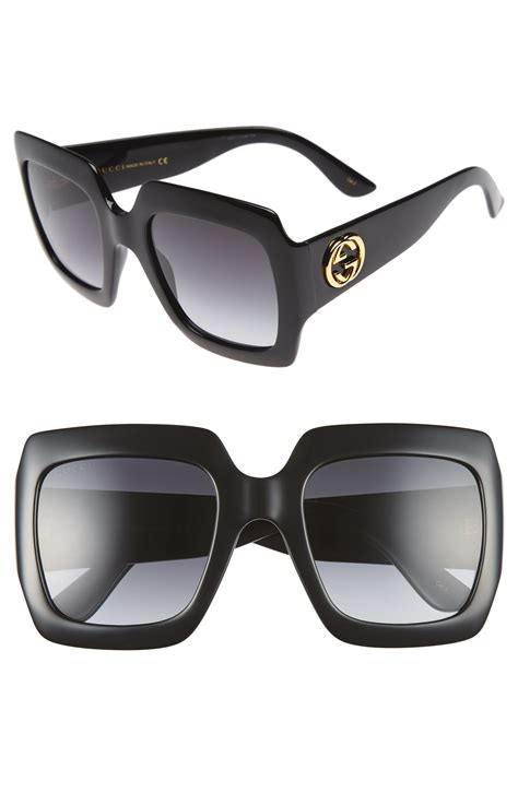 Gucci 54mm Square Sunglasses | Nordstrom | Gucci sunglasses women, Mens ...