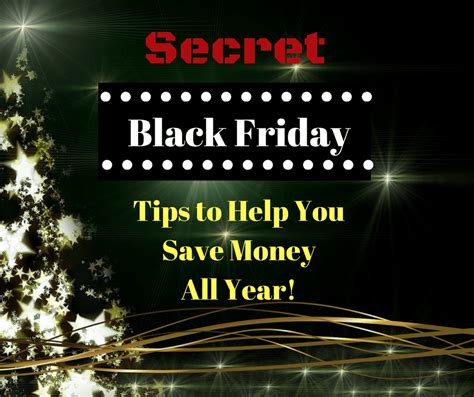 Secret Black Friday Tips to Help you Save Money All Year! - Wallet ...