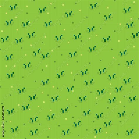 Grass pixel art background. Grass texture. Pixel art vector. Stock Vector | Adobe Stock